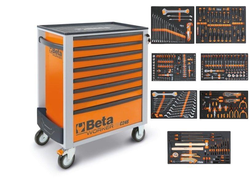 Gereedschapswagen Beta EASY met 8 laden 398 Delig, Verzenden, Nieuw, Beta Benelux BV, Info@betabenelux.nl