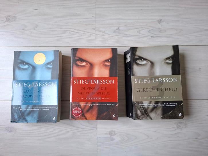 Millennium Trilogie Stieg Larsson (3 boeken), Boeken, Thrillers, Gelezen, Scandinavië, Ophalen of Verzenden