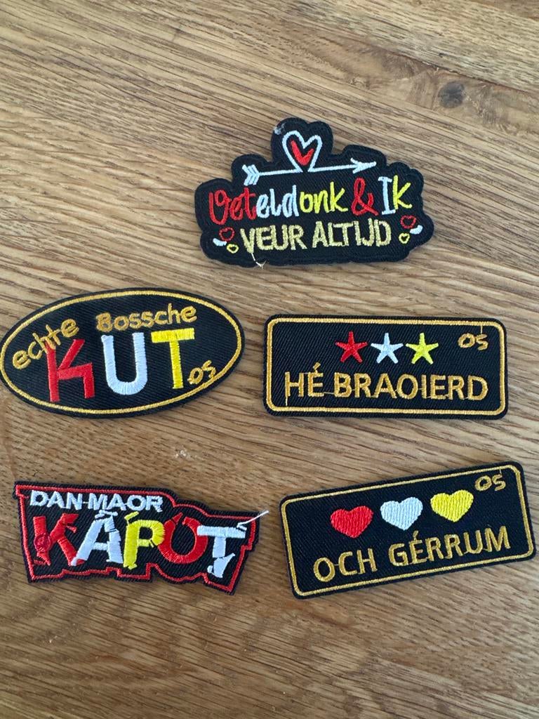 Oeteldonk emblemen - Brabantse carnaval patches, Ophalen of Verzenden, Nieuw, Overige applicaties