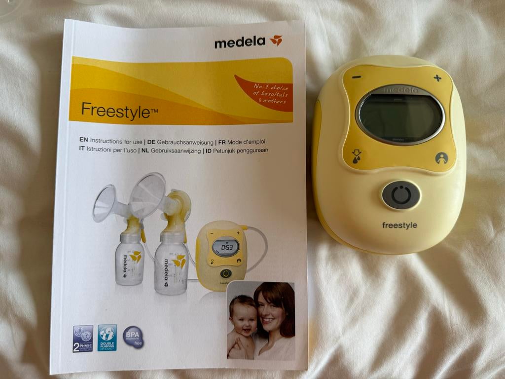 Medela Freestyle borstkolf, Ophalen of Verzenden, Zo goed als nieuw, Borstkolf