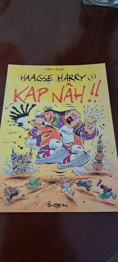 Haagse Harry - Kap Nâh!! - Eerste Druk, Eén stripboek, Ophalen of Verzenden, Gelezen, Marnix Rueb