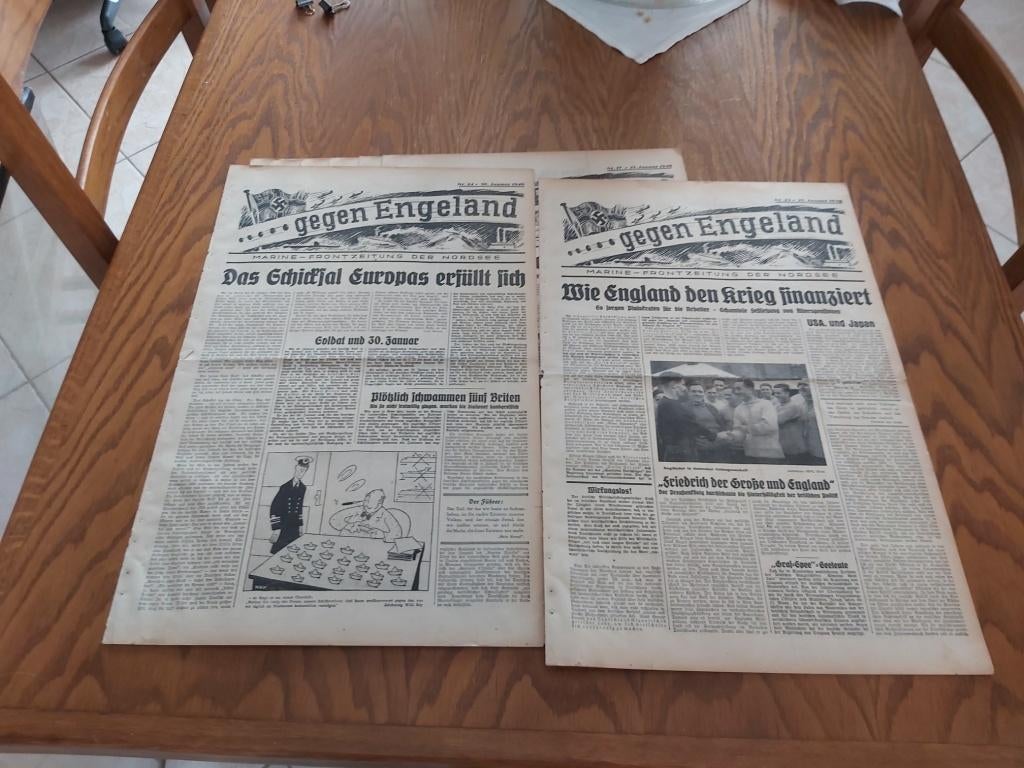 Wehrmacht Kriegsmarine U-Boot Zee Duikboot Dönitz, Verzenden, 1940 tot 1960, Nederland, Tijdschrift