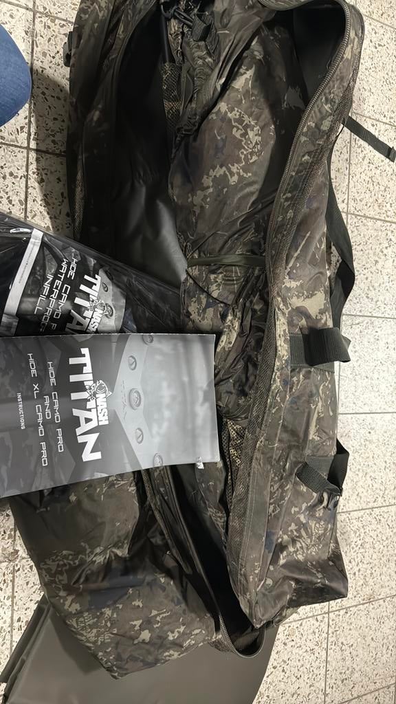 Nieuwe nash titan hide compleet, Watersport en Boten, Hengelsport | Karpervissen, Ophalen of Verzenden, Nieuw, Overige typen