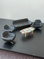 Poppenhuis zithoek salontafel en dressoir Crailsheimer, Ophalen of Verzenden, Gebruikt, Toebehoren