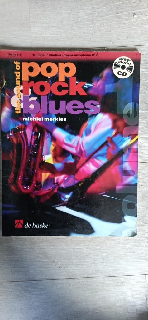 Muziekboek: The Sound of Pop, Rock & Blues (incl. CD), Muziek en Instrumenten, Bladmuziek, Gebruikt, Trompet, Les of Cursus, Ophalen of Verzenden