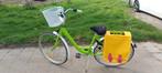 Groene fiets met versnellingen en mandje, Ophalen of Verzenden, Gebruikt, Versnellingen