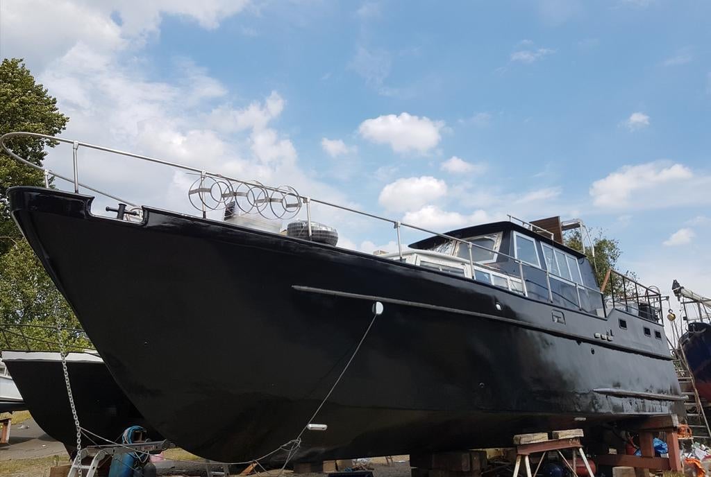 Motorjacht "VAGABUND", Ophalen, Staal, Diesel, 50 pk of meer