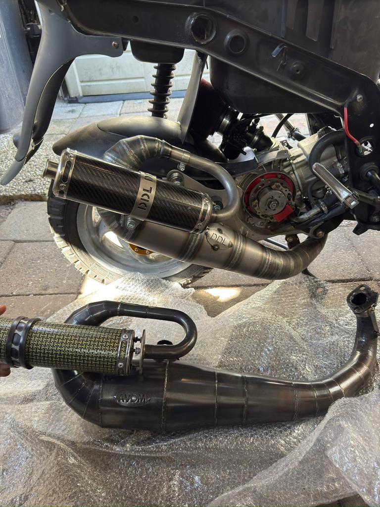 Unieke AVDM 360 uitlaat – Kevlar demper, Motoren, Tuning en Styling, Ophalen of Verzenden