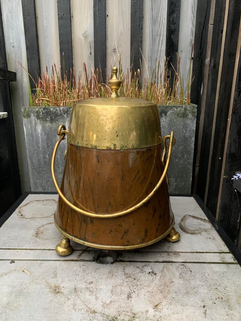 Antieke koperen doofpot, Ophalen, Koper