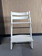 Stokke tripp trapp, wit, gebruikt, Kinderen en Baby's, Kinderstoelen, Ophalen, Gebruikt, Meegroeistoel, Aanschuifbaar