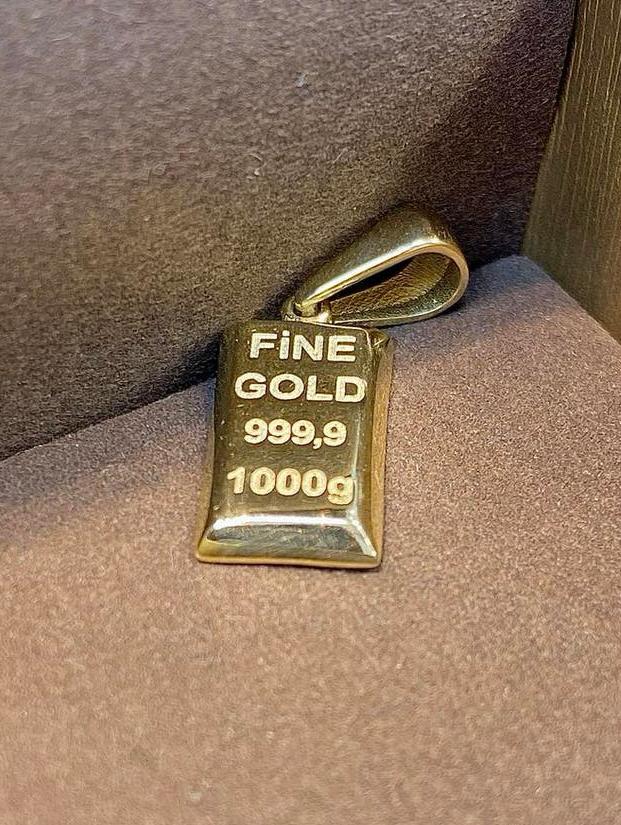14k Gouden FineGold Hanger, Ophalen of Verzenden, Nieuw, Goud