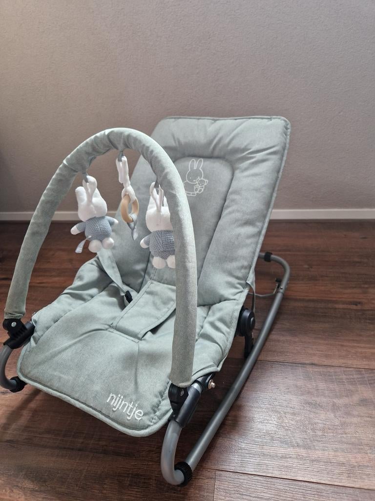 Groene Nijntje Wipstoel van Prénatal met speelboo, Kinderen en Baby's, Wipstoeltjes, Verstelbaar, Wipstoel, Ophalen of Verzenden