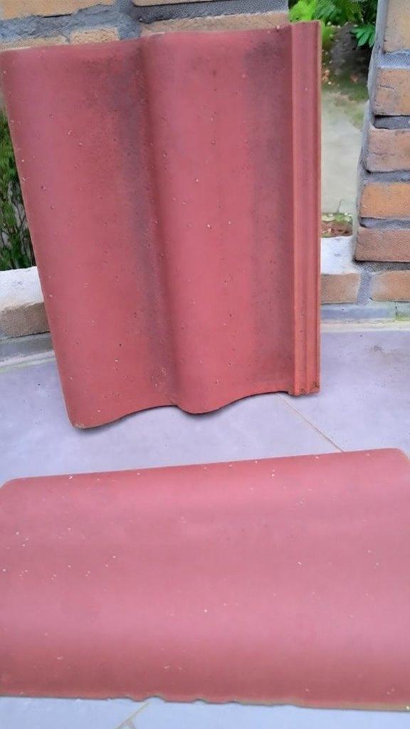 5 VORSTEN - 1 GEVELPAN LINKS - 1 SNELDEKPAN, Doe-het-zelf en Verbouw, Dakpannen en Dakbedekking, Ophalen, Steen of Klei, Nieuw