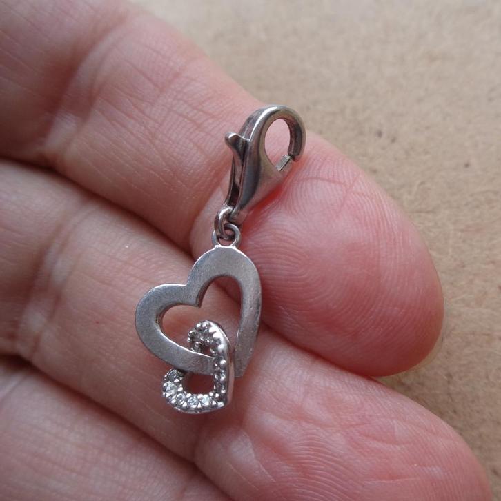 zilveren afneembare bedel esprit [038], Sieraden, Tassen en Uiterlijk, Bedels, Zo goed als nieuw, Overige merken, Zilver, 1 bedel