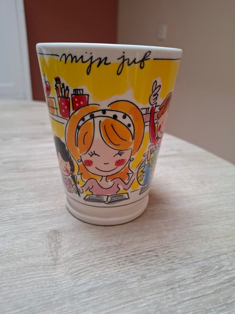 Grote mok Blond Amsterdam voor een juf, Blond Amsterdam, Keramiek, Nieuw, Ophalen of Verzenden