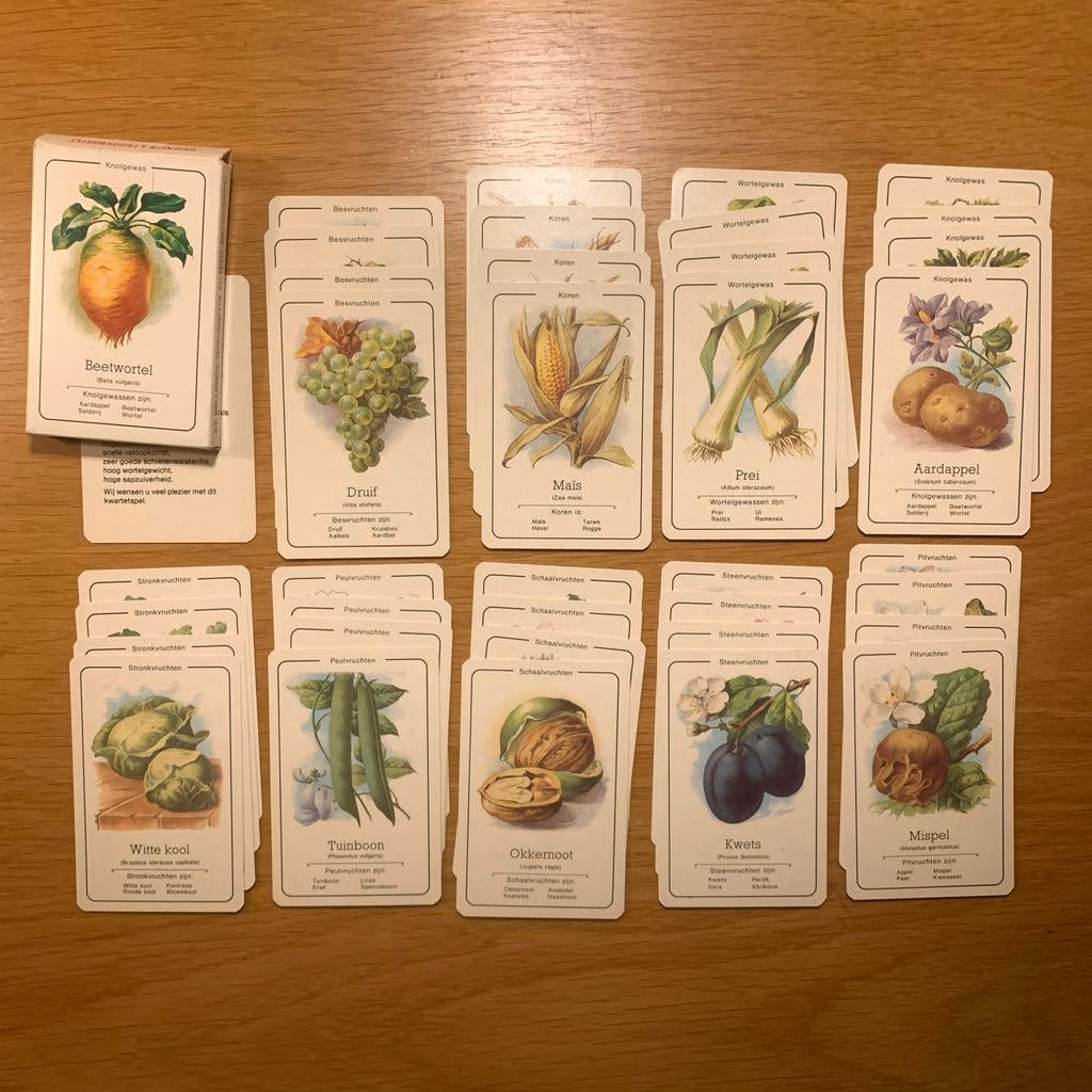 Vintage KwartetSpel - B.V. Hollandse Suikerbieten, Ophalen of Verzenden, Zo goed als nieuw, Kwartet(ten)