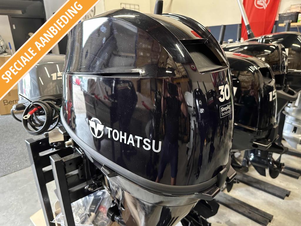Tohatsu 30PK MFS30D NIEUWSTE TYPE Buitenboordmotor 4takt, Niet ingevuld, Niet ingevuld, Nieuw, Benzine
