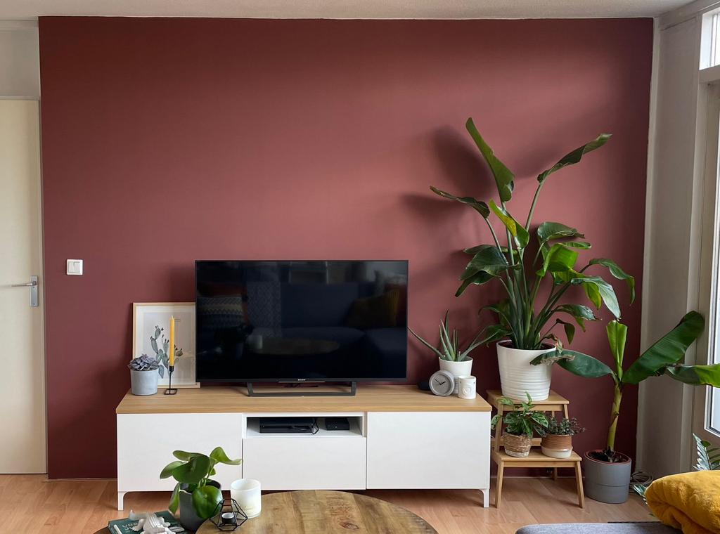 TV-meubel Besta, Ophalen, 150 tot 200 cm, Zo goed als nieuw, Minder dan 100 cm