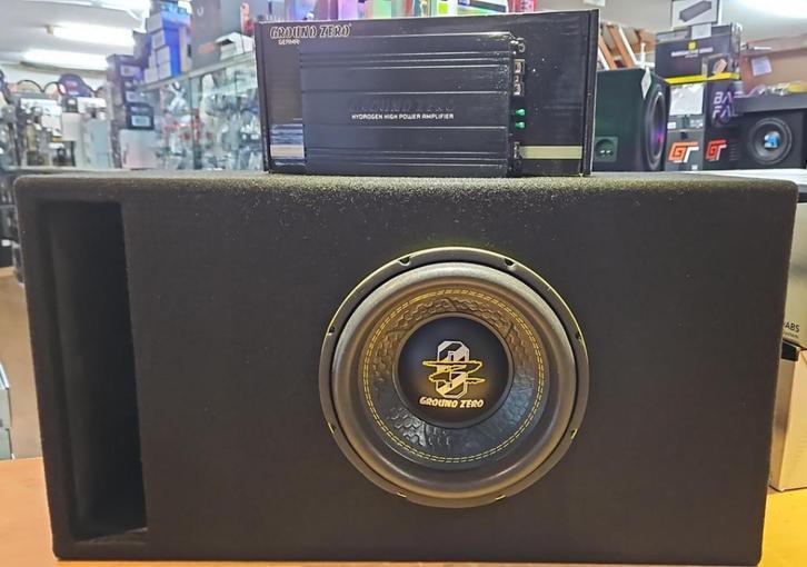 groundzero 700watt spl subwooferset opruiming, Niet ingevuld, Niet ingevuld, Nieuw, Ophalen of Verzenden