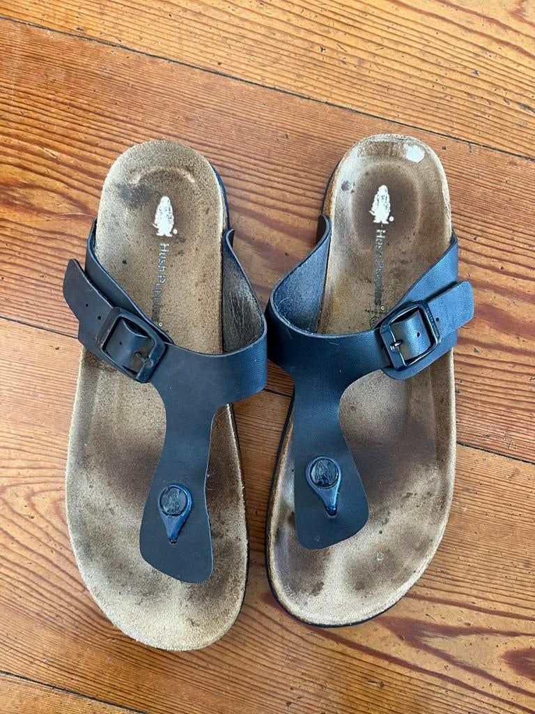 Hush Puppies Slippers Maat 39 Blauw, Kleding | Heren, Ophalen of Verzenden, Gedragen, Blauw, Slippers