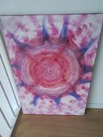 Schilderij abstract beweging 70/100 roze paars, Ophalen