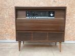Retro Grundig Radio met Platenspeler - Vintage Muziekmeubel, Ophalen, Gebruikt, Platenspeler, Overige merken