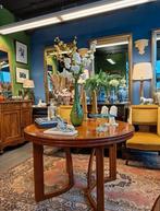 Midcentury ovale taxushouten tafel, Huis en Inrichting, Tafels | Eettafels, Ophalen, Gebruikt, 100 tot 150 cm, 150 tot 200 cm