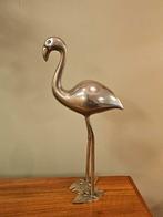 Vintage Messing Flamingo Vogel Jaren 70 Geelkoper i, Ophalen of Verzenden