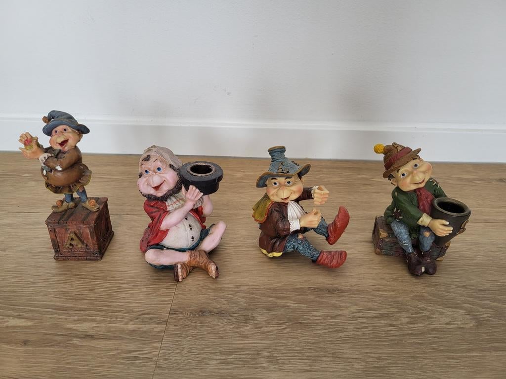 Diverse beeldjes van Het volk van Laaf (Efteling), Ophalen, Gebruikt, Beeldje of Poppetje
