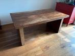 Robuuste houten eettafel - massief hout, Huis en Inrichting, Tafels | Eettafels, Ophalen, Gebruikt, 50 tot 100 cm, 150 tot 200 cm