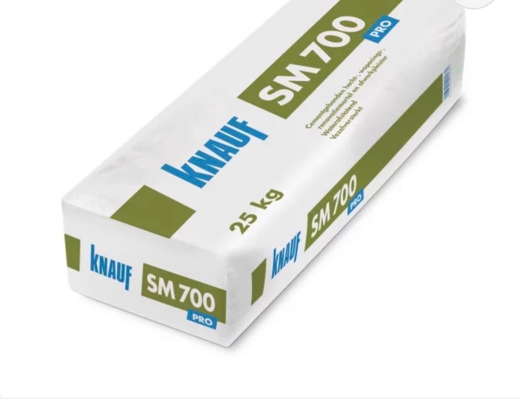 Knauf SM 700 PRO - 25 kg zak cementgebonden mortel, Ophalen of Verzenden, Zo goed als nieuw, Overige typen