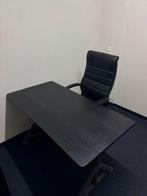 IKEA Bureau met comfortabele bureaustoel, Huis en Inrichting, Bureaus, Ophalen of Verzenden, In hoogte verstelbaar, Zo goed als nieuw