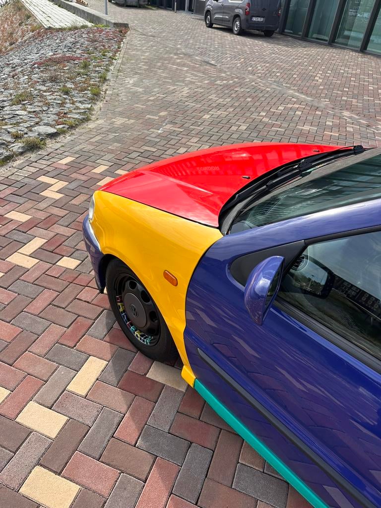 🌈 Volkswagen polo 6n 1995 harlekin 🌈, Auto's, 440 kg, Stof, 4 cilinders, Overige kleuren