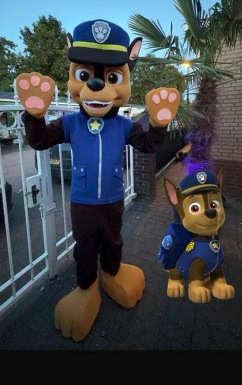 CHASE MASCOTTE VERHUUR, Ophalen of Verzenden, Zo goed als nieuw, Overige