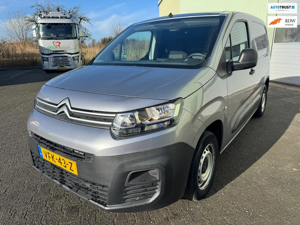 Citroen Berlingo 1.5 BlueHDI Control Airco Zijdeur, Auto's, Bestelauto's, Bedrijf, Te koop, ABS, Airconditioning, Bluetooth, Boordcomputer