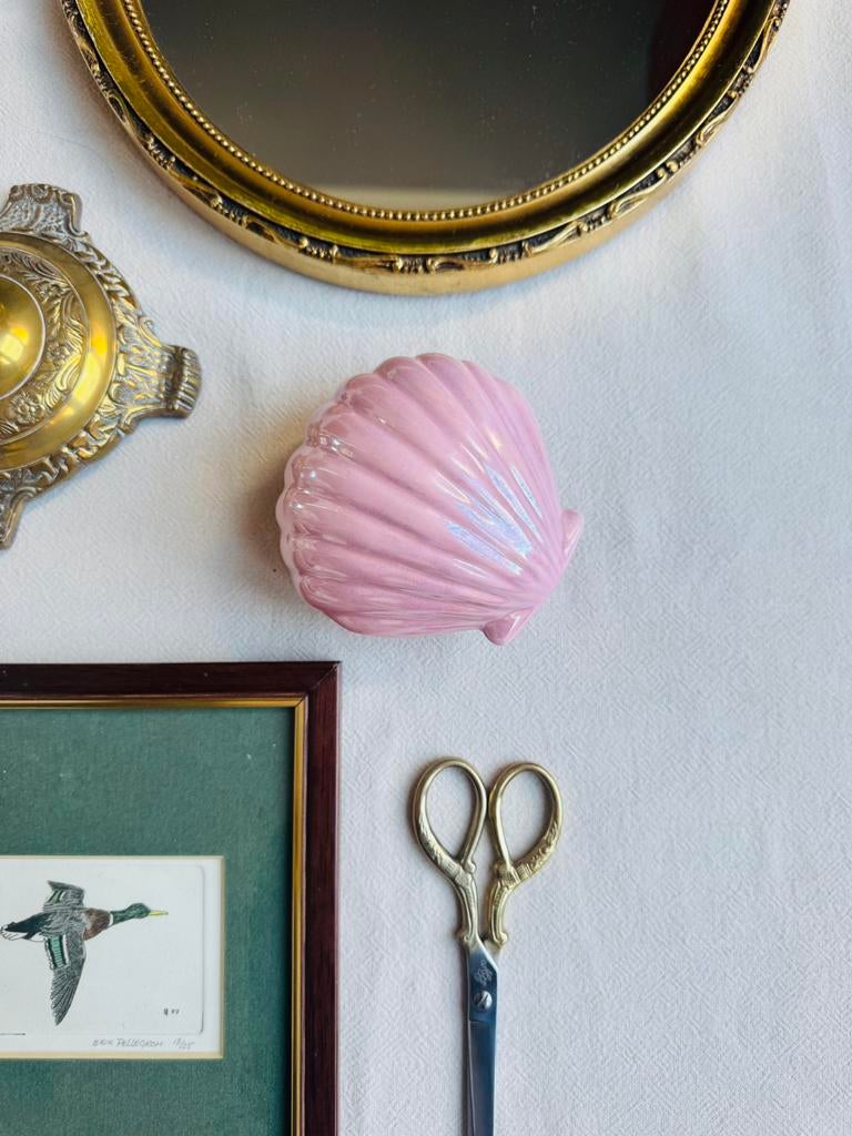 Vintage schaaltje schelp parelmoer glans, Ophalen of Verzenden