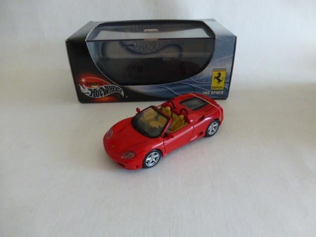 Hot Wheels Ferrari 360 Spider rood, Ophalen of Verzenden, Zo goed als nieuw, Auto, Overige merken