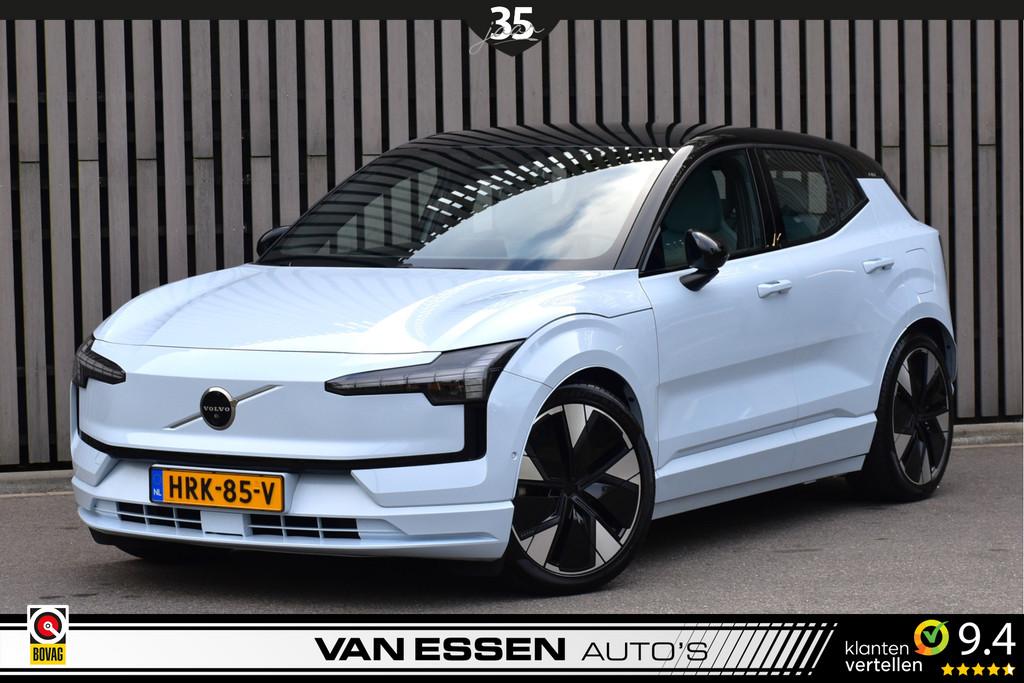 Volvo EX30 Twin Motor Performance Ultra 69 kWh Pano 360-Came, Auto's, Volvo, Automaat, Gebruikt, Blauw, Origineel Nederlands