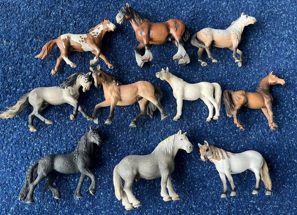 Schleich Horse Club paarden 7, Ophalen of Verzenden, Gebruikt