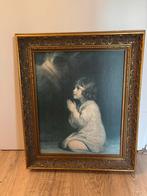 Vintage Schilderij van Biddend Kind, Antiek en Kunst, Ophalen