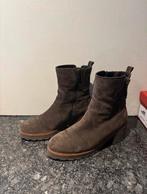 Gabor suède enkellaarsjes - Maat 41, Bruin, Lage of Enkellaarzen, Ophalen of Verzenden, Zo goed als nieuw