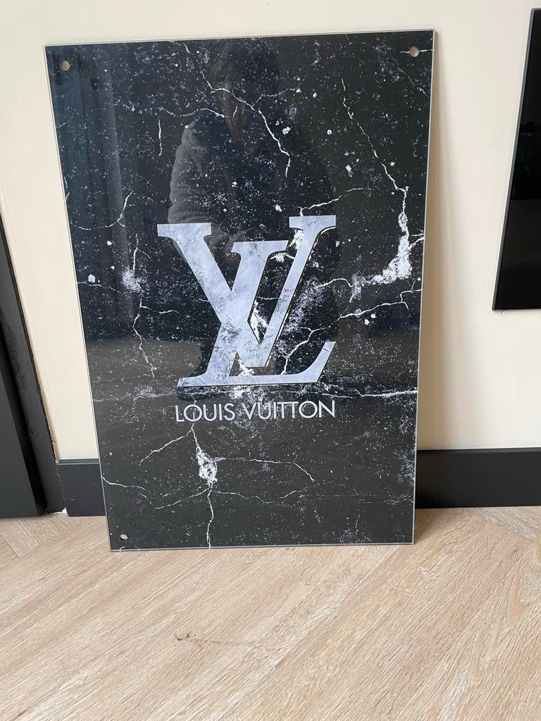 Louis Vuitton plexiglas schilderij, Huis en Inrichting, Minder dan 50 cm, 50 tot 75 cm, Ophalen of Verzenden, Zo goed als nieuw