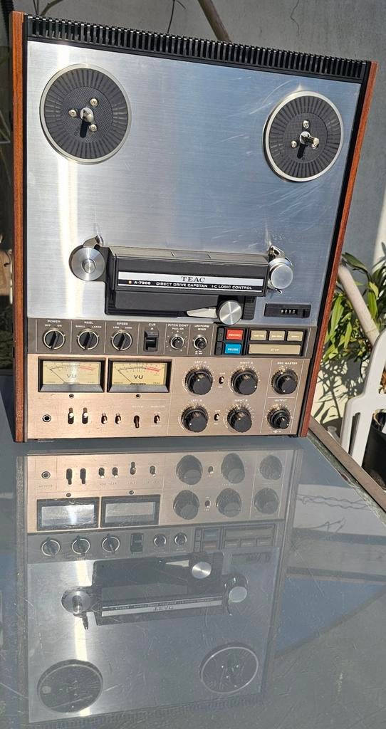 TEAC A-7300 28kg! reel to reel,gereviseerd,topstaat+garantie, Audio, Tv en Foto, Bandrecorders, Bandrecorder, Ophalen