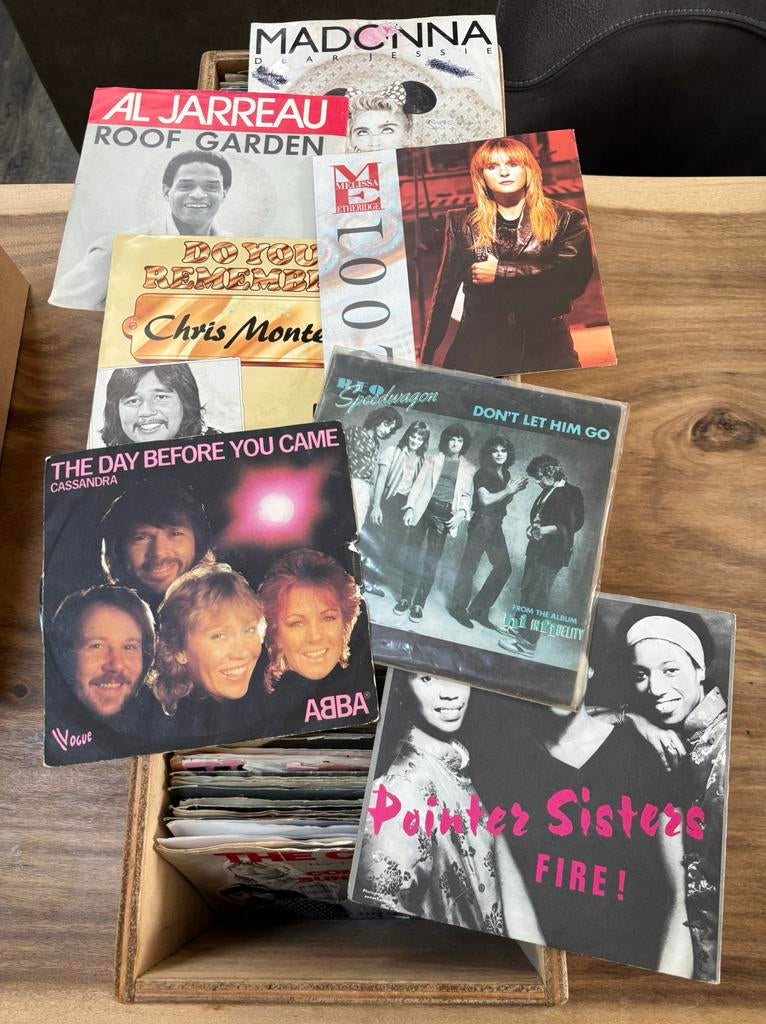 Partij singles , voornamelijk engelstalig, Ophalen, Gebruikt, 7 inch, Single