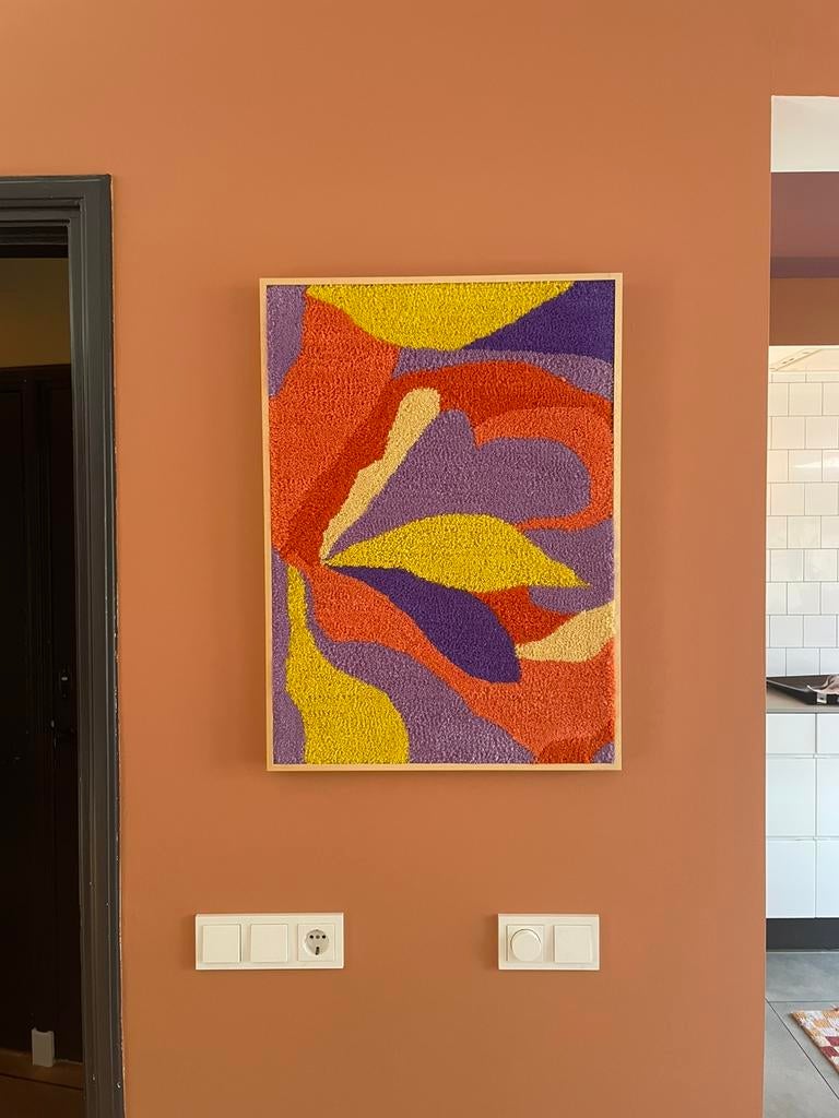 Schilderij van wol. Tuft art, Ophalen of Verzenden