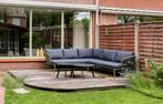 Tuinbank met kussens en twee tafeltjes, Tuin en Terras, Tuinsets en Loungesets, Ophalen, Gebruikt, Loungeset, Bank
