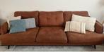 2 Banken bruin - 2-zits + 3-zits, Huis en Inrichting, Banken | Bankstellen, Ophalen, Zo goed als nieuw, 75 tot 100 cm, 150 tot 200 cm