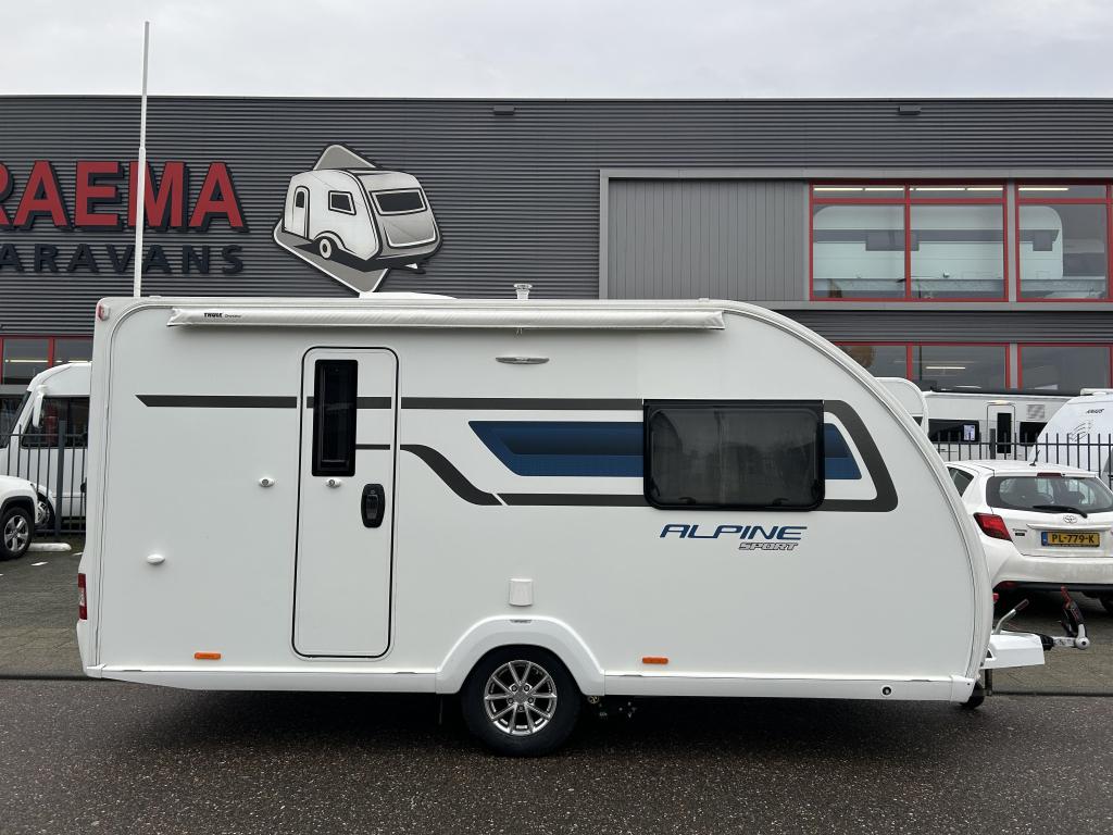 Sprite Alpine Sport 420 CT Airco Mover Unico Fietsdrager, Tot en met 2, 4 tot 5 meter, Overige, 1000 - 1250 kg