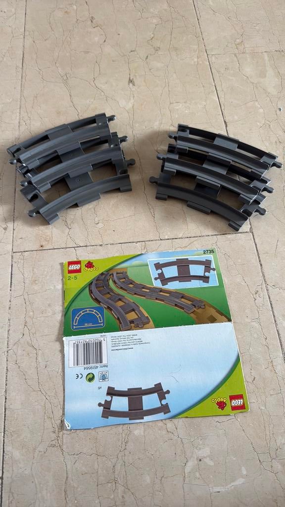 Duplo treinrails, Ophalen, Gebruikt, Duplo