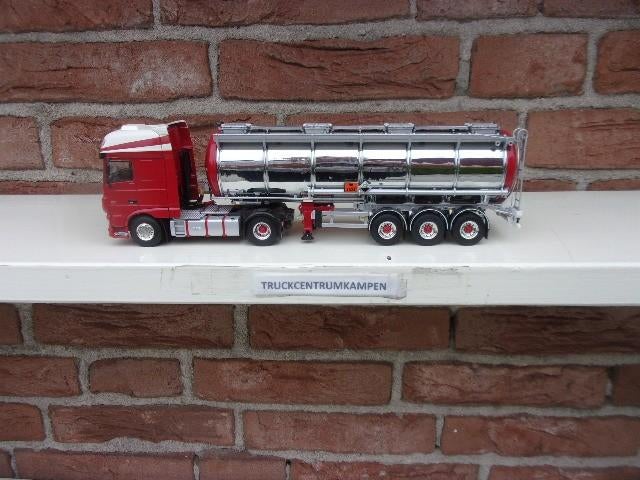 WSI  Daf  XF  SSC  + Tank  Oplegger van  Limpens., Hobby en Vrije tijd, Ophalen of Verzenden, Nieuw, Bus of Vrachtwagen, Wsi